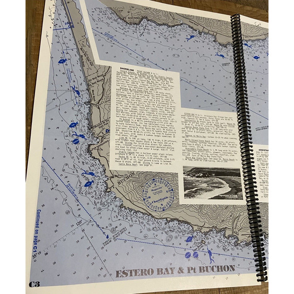 California Coastal Charts Cruising Guide Fishing Scuba Boating Vintage HTF OOP - Picture 8 of 13